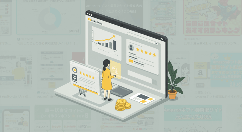 買取ランキングサイトの落とし穴：中立性を装った自社宣伝に注意！